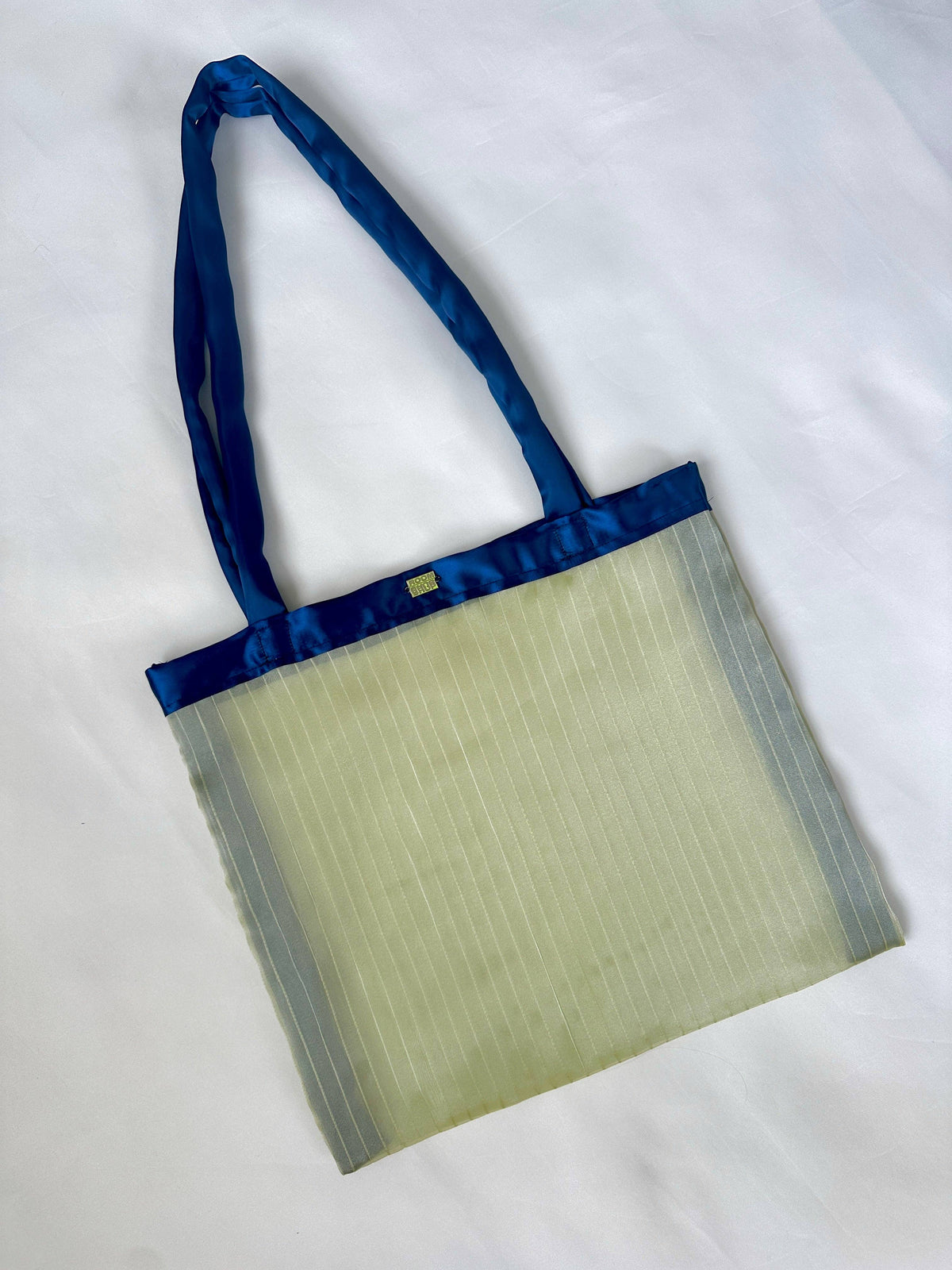 The Mika Pleated Tote Bag in Celery