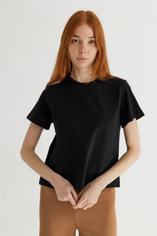 The Lanie Tee in Black