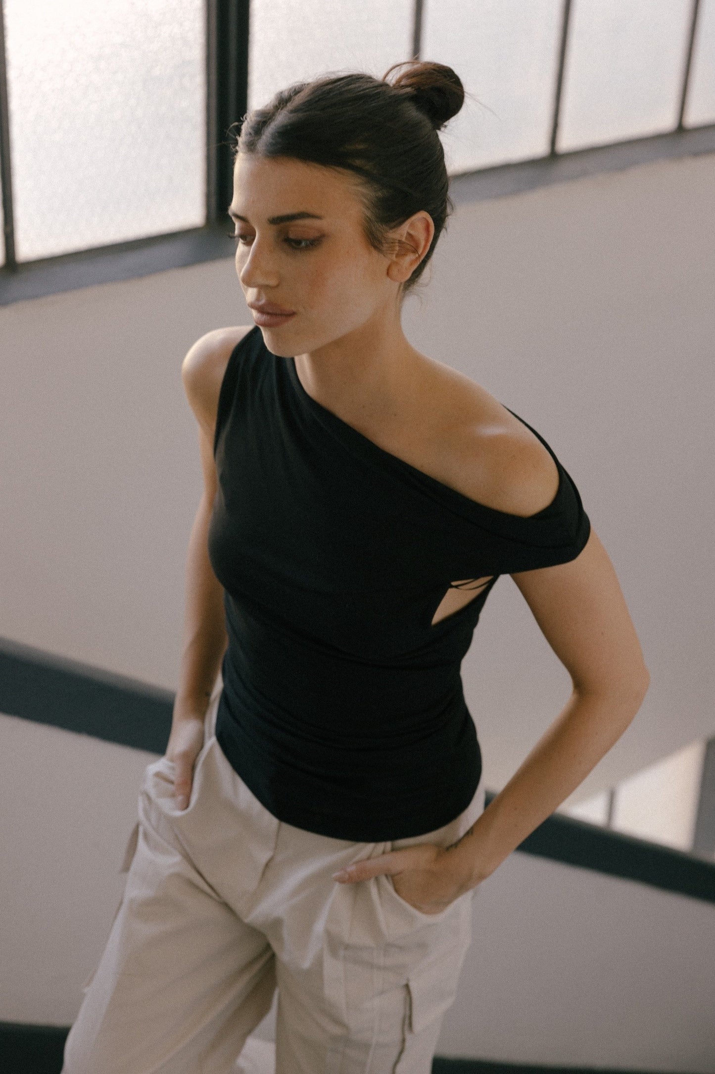 The Emilia Top in Black